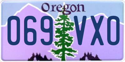 OR license plate 069VXO