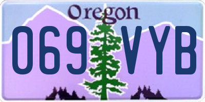 OR license plate 069VYB