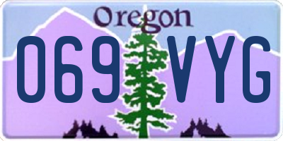 OR license plate 069VYG