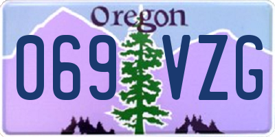 OR license plate 069VZG