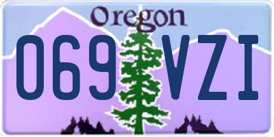 OR license plate 069VZI