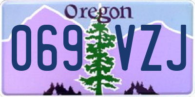 OR license plate 069VZJ