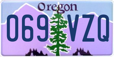 OR license plate 069VZQ