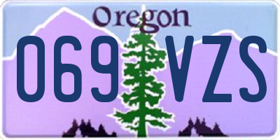 OR license plate 069VZS