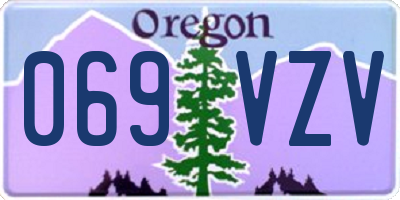 OR license plate 069VZV