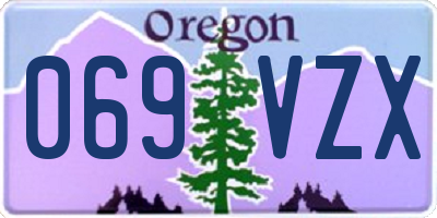 OR license plate 069VZX