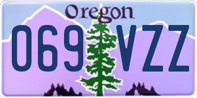 OR license plate 069VZZ