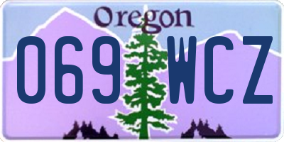 OR license plate 069WCZ