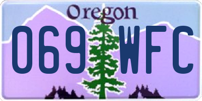 OR license plate 069WFC