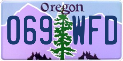 OR license plate 069WFD