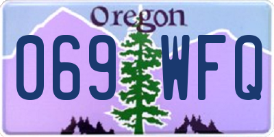 OR license plate 069WFQ