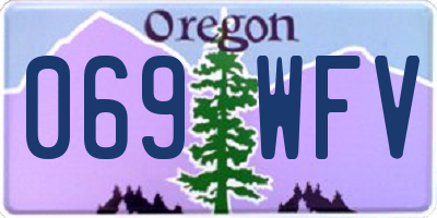 OR license plate 069WFV