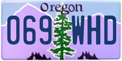 OR license plate 069WHD