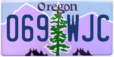 OR license plate 069WJC
