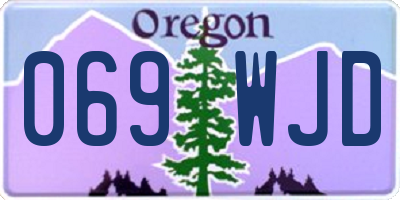 OR license plate 069WJD