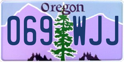 OR license plate 069WJJ