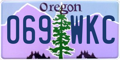 OR license plate 069WKC