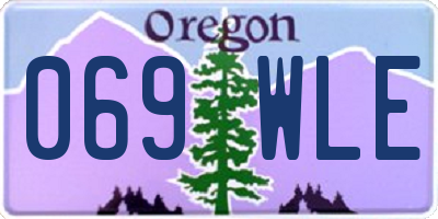 OR license plate 069WLE