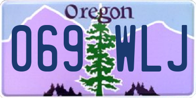 OR license plate 069WLJ