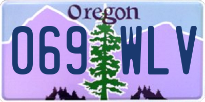 OR license plate 069WLV