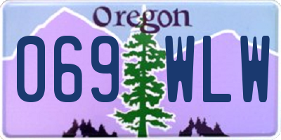 OR license plate 069WLW