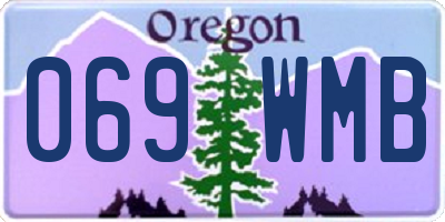 OR license plate 069WMB