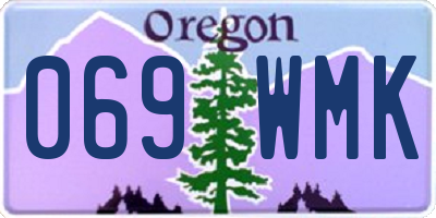 OR license plate 069WMK