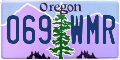 OR license plate 069WMR