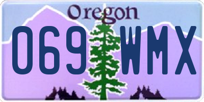 OR license plate 069WMX