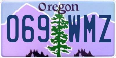 OR license plate 069WMZ