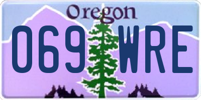 OR license plate 069WRE