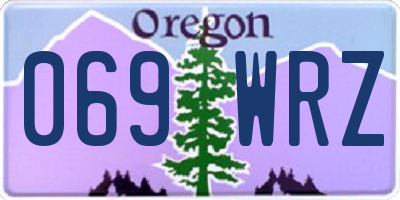 OR license plate 069WRZ