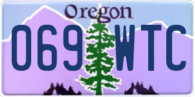 OR license plate 069WTC