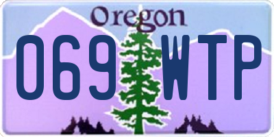 OR license plate 069WTP