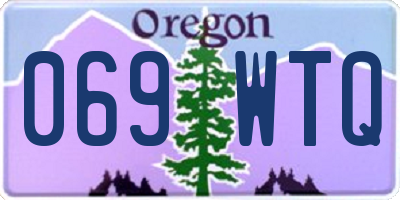 OR license plate 069WTQ