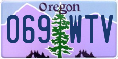 OR license plate 069WTV