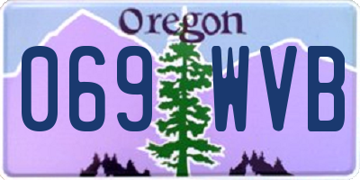 OR license plate 069WVB