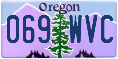 OR license plate 069WVC