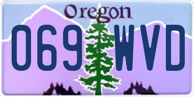 OR license plate 069WVD