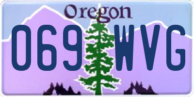 OR license plate 069WVG