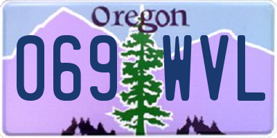 OR license plate 069WVL