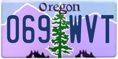 OR license plate 069WVT