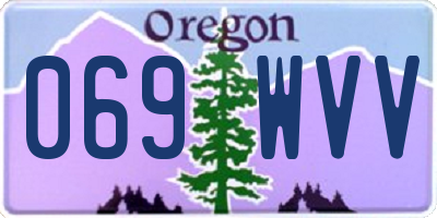 OR license plate 069WVV