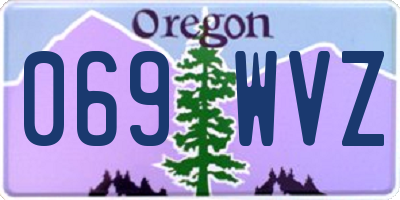 OR license plate 069WVZ