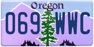 OR license plate 069WWC