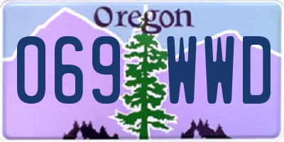 OR license plate 069WWD
