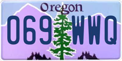 OR license plate 069WWQ