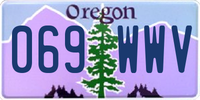 OR license plate 069WWV