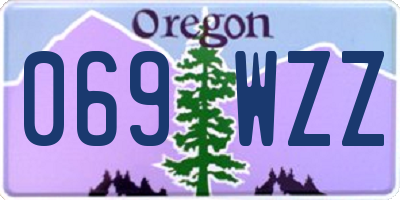 OR license plate 069WZZ