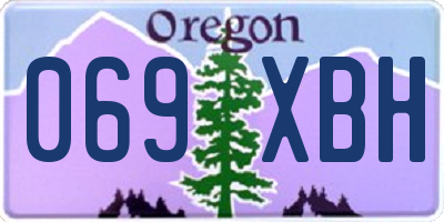 OR license plate 069XBH